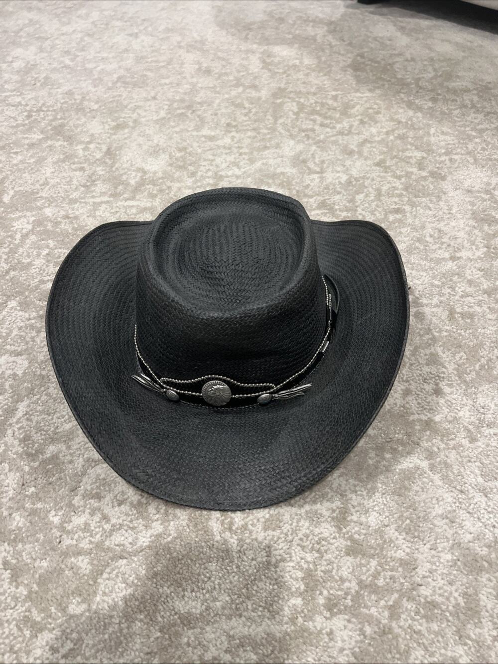 Vintage STETSON Genuine Handwoven Formosan Western Straw Cowboy 7 1/8
